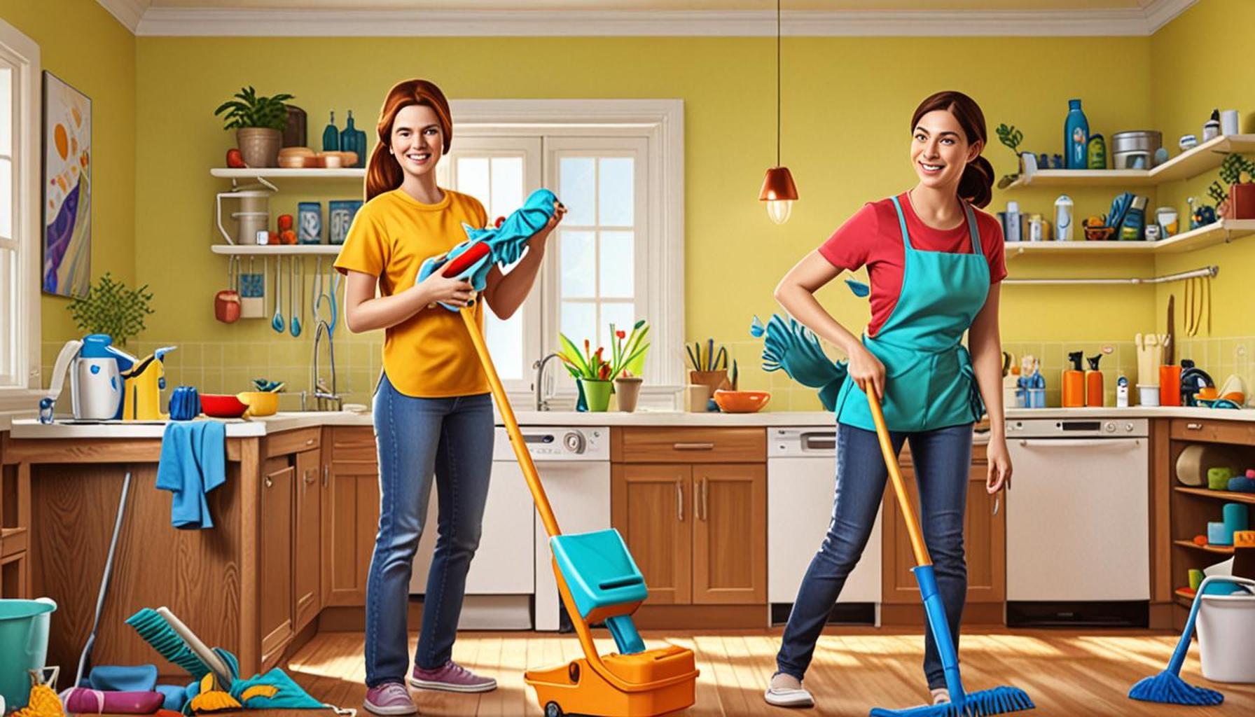 The Power of Delegation: Involving Family Members in House Cleaning to Save Time